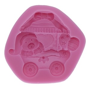 MOLDE EM SILICONE PARA CONFEITARIA NATAL