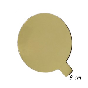 MINI BASE LAMINADA DOURADA 8 CM 30PEÇAS 1,5MM