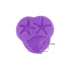 MOLDE DE ESTRELA DO MAR E PEIXE