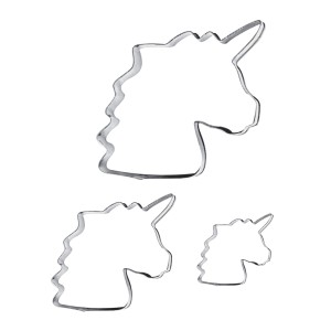 CORTADOR DE INOX - UNICÓRNIO 3 PEÇAS