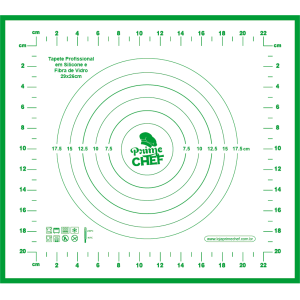 TAPETE DE SILICONE E FIBRA DE VIDRO 29X26CM