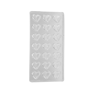 Forma de Chocolate Coração 3D