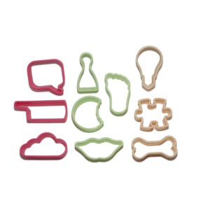 KIT CORTADOR FORMAS DIVERSAS 10 PÇS