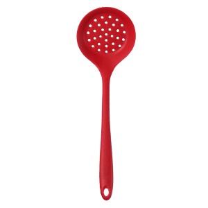 Escumadeira em Silicone 32cm Vermelha