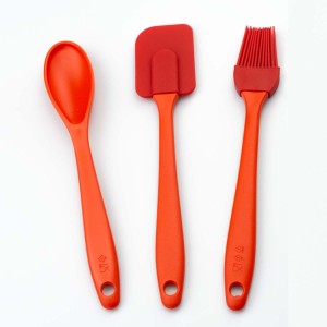 KIT DE UTENSÍLIOS DE COZINHA EM SILICONE - 3 PEÇAS