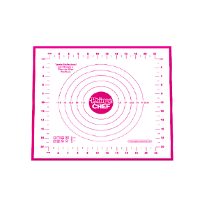 TAPETE DE SILICONE E FIBRA DE VIDRO - 29x26 CM - ROSA