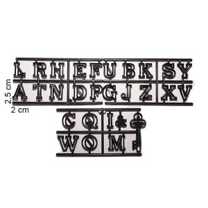 CORTADOR DE ALFABETO MAIÚSCULO