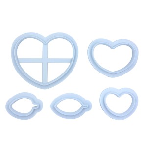 KIT CORTADOR FLOR DE LÓTUS 5 PÇS