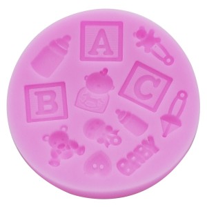 MOLDE EM SILICONE BABY 2